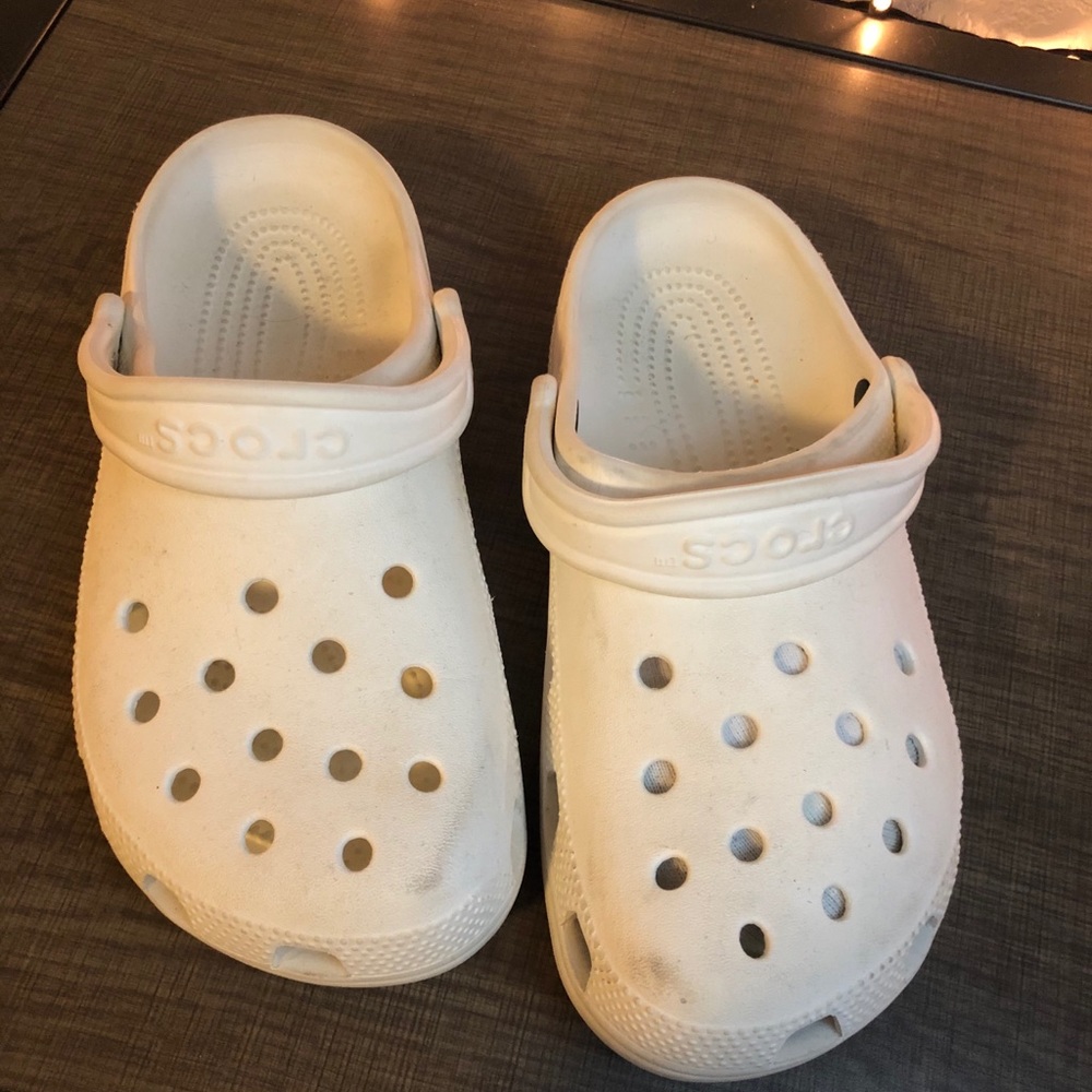 White Crocs